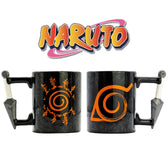 Mug Naruto Shippuden 3D - Tasse Kunai avec Symbole Konoha