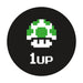 Geek Aufkleber 1Up Pilz