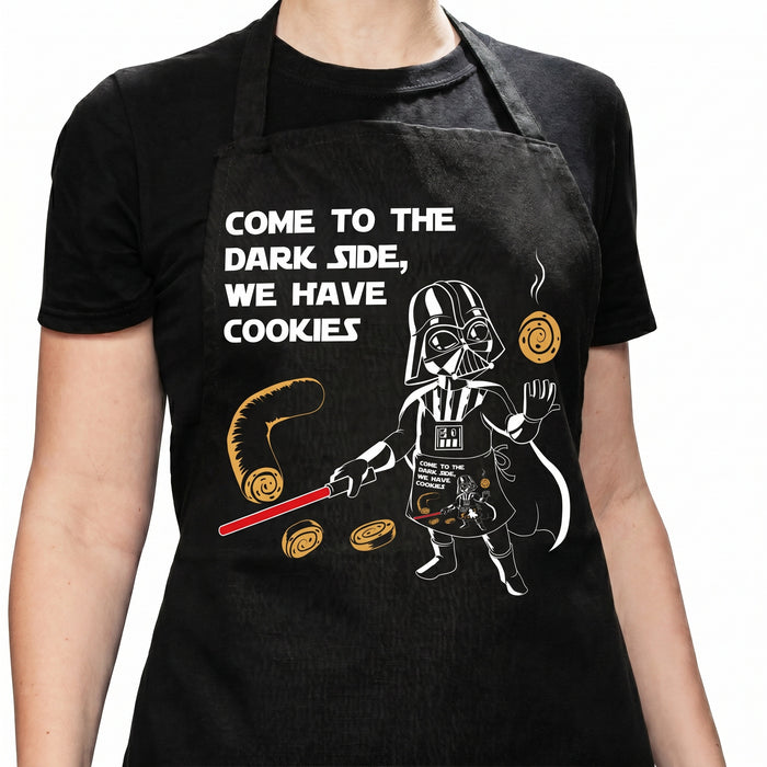 Delantal de Cocina y Parrilla "Come to the Dark Side"