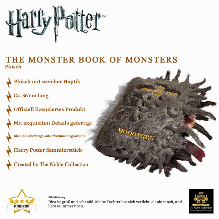 Harry Potter peluche livre des monstres