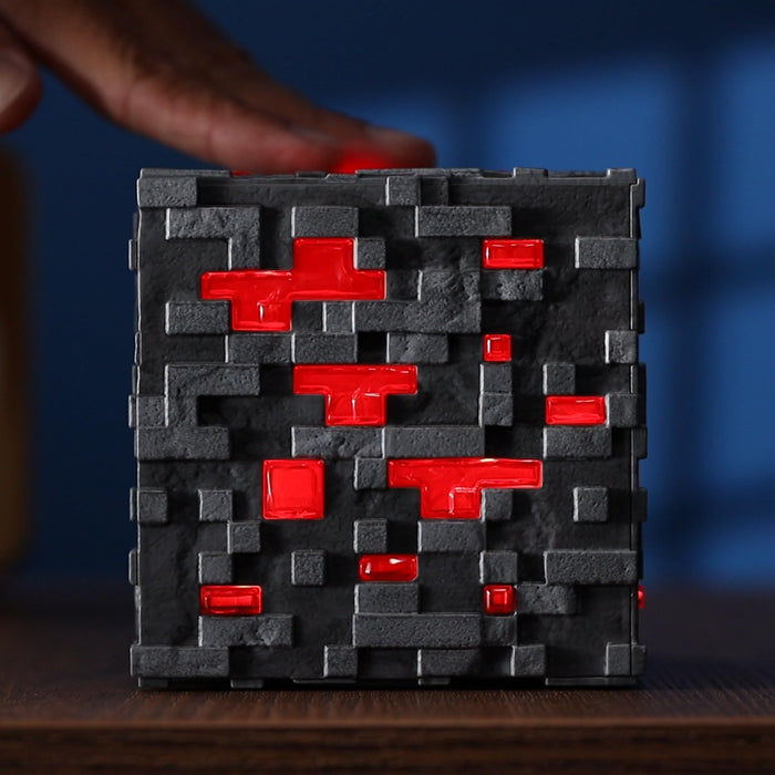 Minecraft Lámpara de mineral de piedra roja