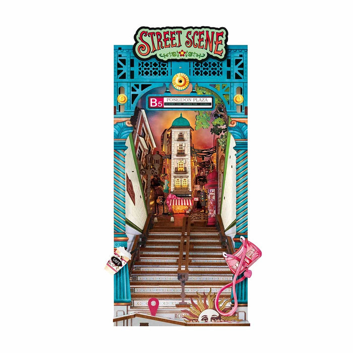 Book Nook Kit in legno – Scena di strada 