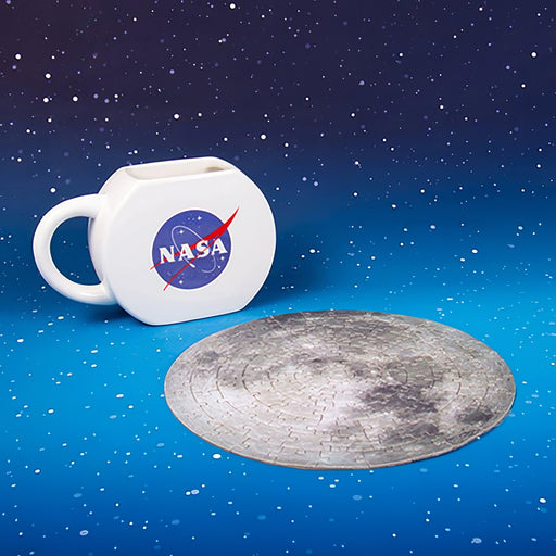 NASA Geschenkset Tasse und Mond-Puzzle