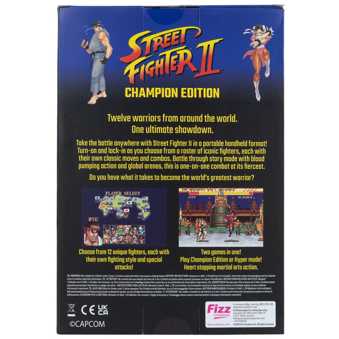 Street Fighter II Handheld - Console Portable Rétro Officielle Sous Licence