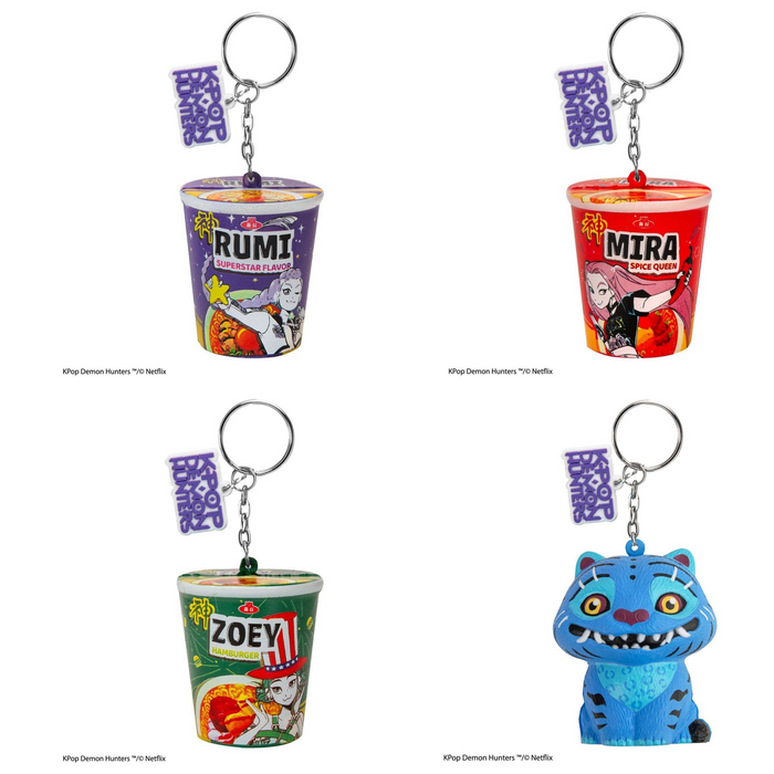 KPop Demon Hunters Squishy-sleutelhanger: alle varianten
