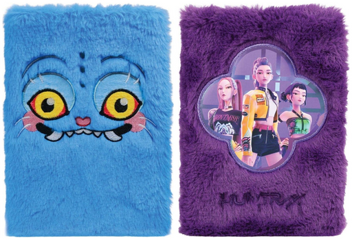 Carnet en peluche KPop Demon Hunters A5 : toutes les variantes