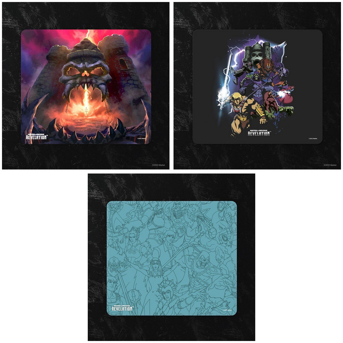 Tappetini per mouse Masters of the Universe Revelation: tutte le varianti