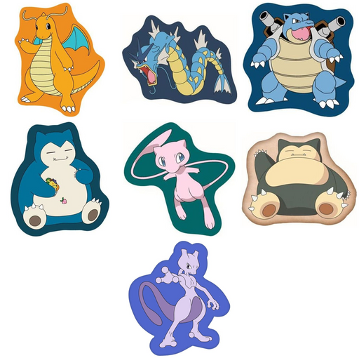 Pokémon contourkussens: alle varianten
