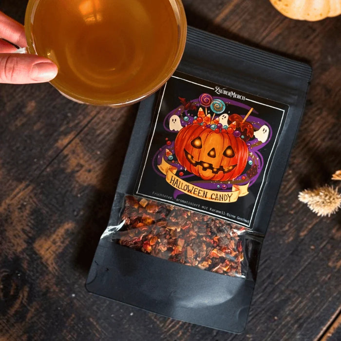 Halloween Candy Früchtetee mit Karamell-Birne-Geschmack