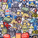 Fallout Multifunktionstuch mit Vault-Boy-Symbolen