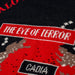 Warhammer 40.000 blanket with red fringe detail