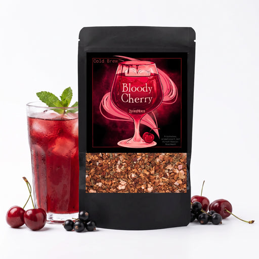 Bloody Cherry Cold Brew Thee - Kers Cassis IJsthee 100g