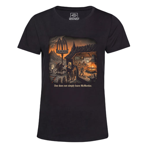 One does not simply leave McMordor - Hauptansicht Girlie Schwarz