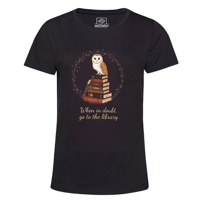 When in doubt, go to the library - Vooraanzicht Girlie Zwart