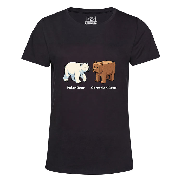 Cartesian Bear - Hoofdweergave Girlie Zwart