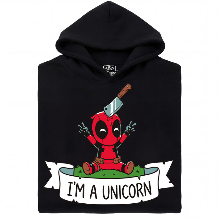I'm a Unicorn - Main view Hoodie Black