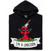 I'm a Unicorn - Main view Hoodie Black