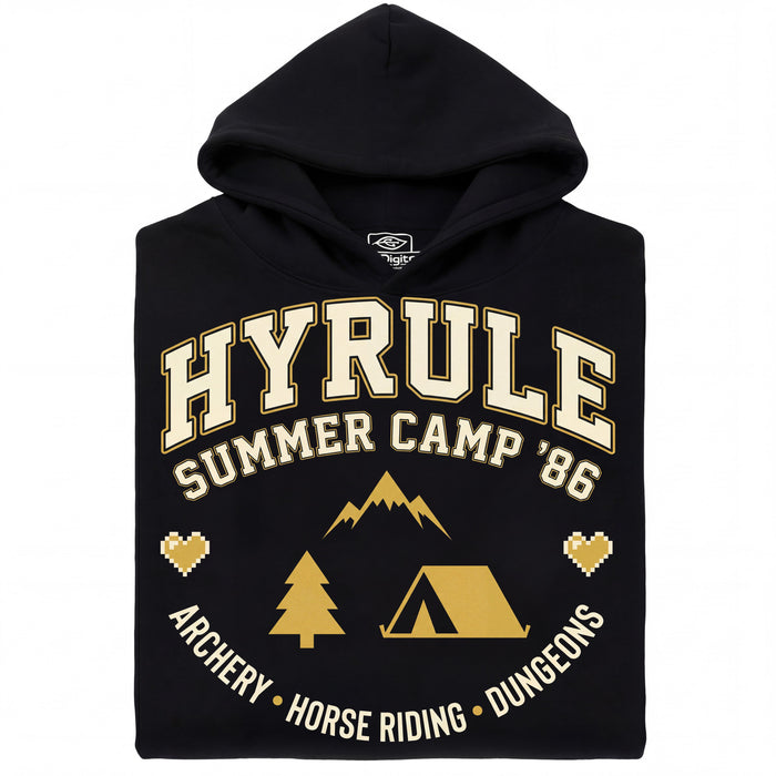 Hyrule Summer Camp - Front view Hoodie Black