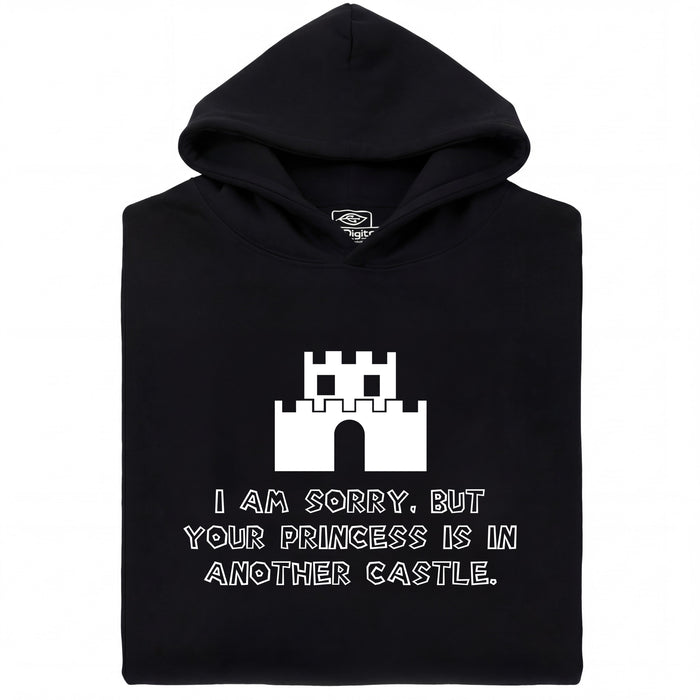 I Am Sorry, But Your Princess Is In Another Castle - Voorkant Hoodie Zwart