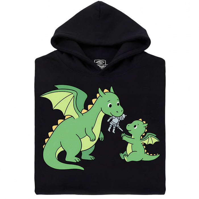 Dragon Parenting - Main view Hoodie Black
