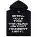 A Joke About Time Travel - Vista principale Felpa Nero