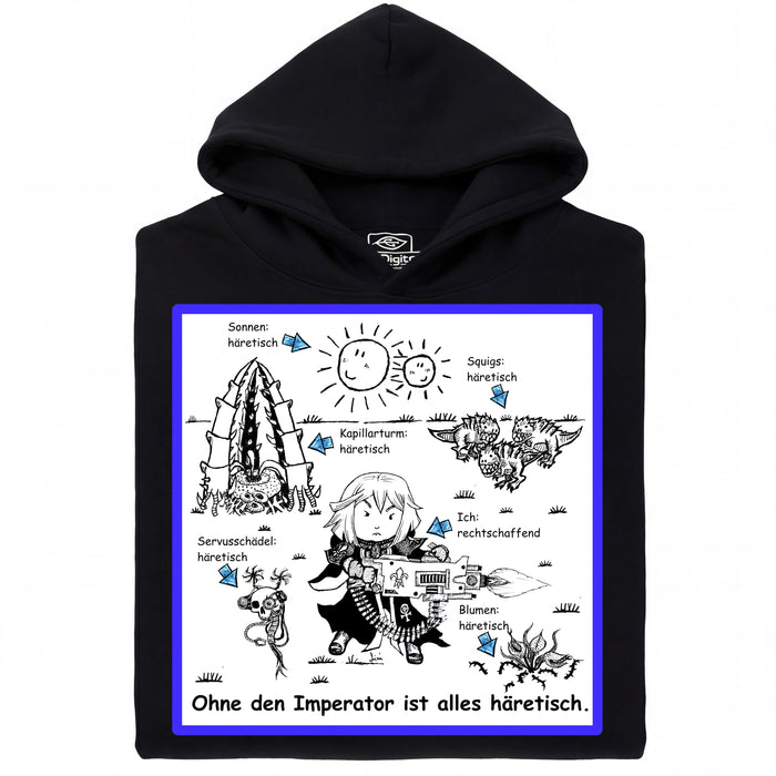 Alles Ketters! - Hoofdweergave Hoodie Zwart