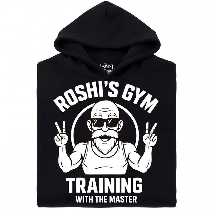 Training with the Master  - Vue principale Sweat à capuche Noir