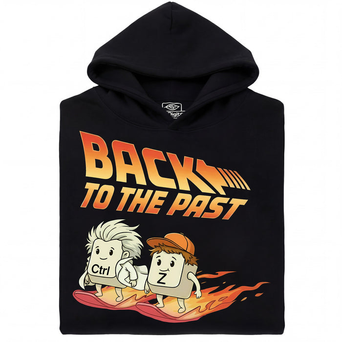 Back to the Past - Main view Hoodie Black