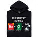 Chemistry Is Wild - Vue principale Hoodie Noir