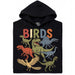 BIRDS - Vooraanzicht Hoodie Zwart