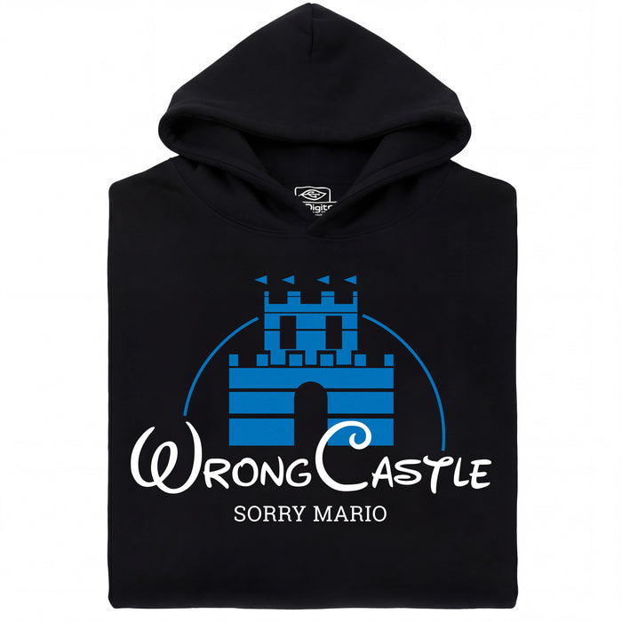 Sorry Mario - Vista principale Hoodie Nero