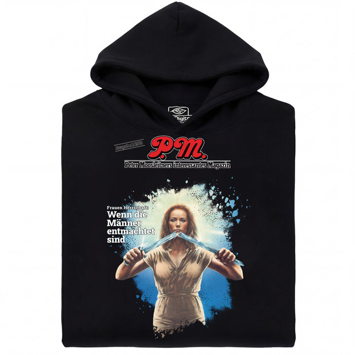 P.M. Magazine 1/1979 Gobierno de Mujeres - Vista principal Sudadera Negro