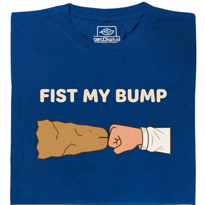 Fist My Bump - Vista principal Camiseta Azul