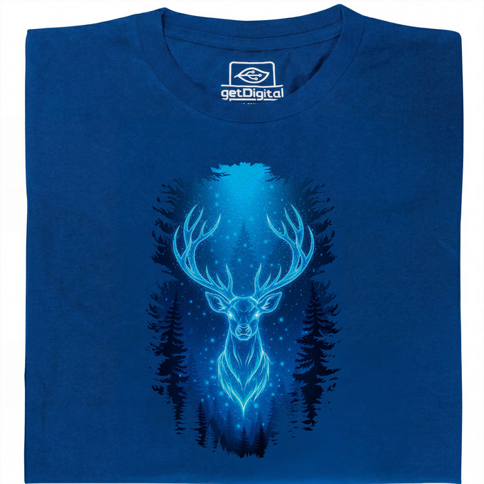 Forest Patron - Hoofdaanzicht T-shirt Blauw