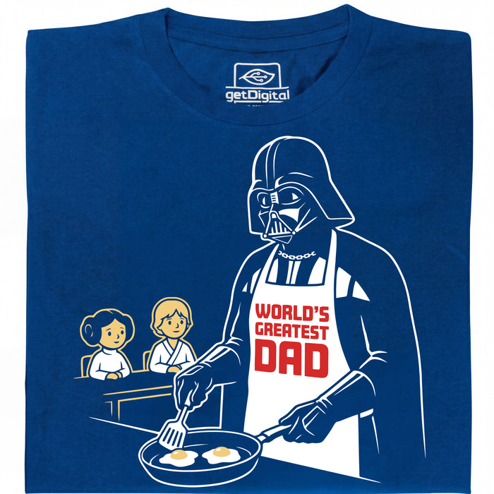 World's Greatest Dad - Main view T-shirt Blue