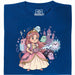 Nerdy Princess &amp; The Glitter Ghosts - Hoofdweergave T-Shirt Blauw