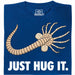 Just Hug It - Vue principale T-shirt Bleu