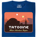 Where Adventure Begins - Hoofdaanzicht T-shirt Blauw