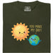 You Make My Day - Vista principale T-shirt Verde Scuro
