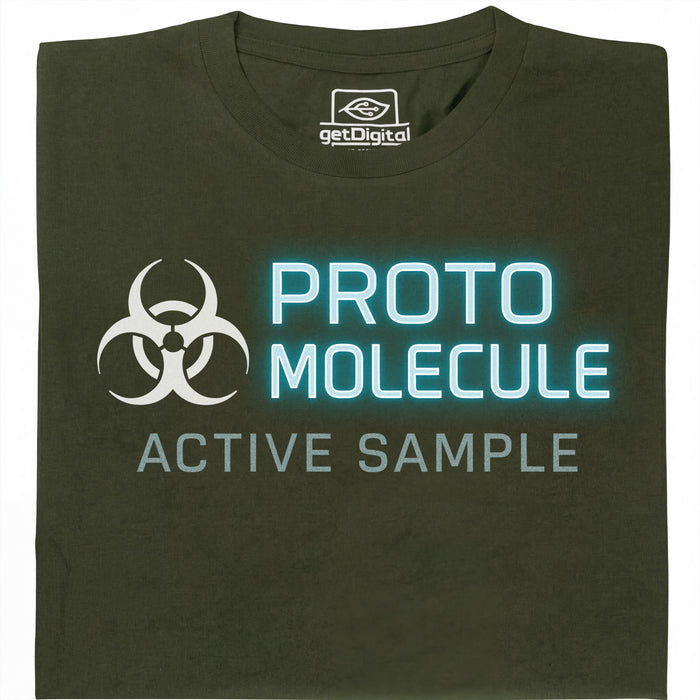 Protomolecule - Active Sample - Vista principale T-shirt Verde scuro