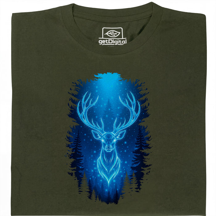 Forest Patron - Hoofdaanzicht T-shirt Donkergroen