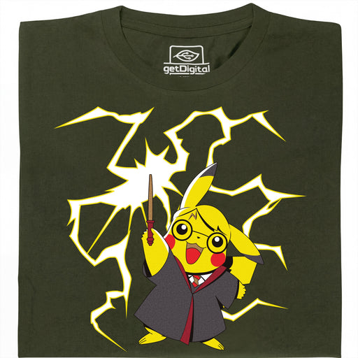 Pocket Wizard - Hoofdaanzicht T-Shirt Donkergroen