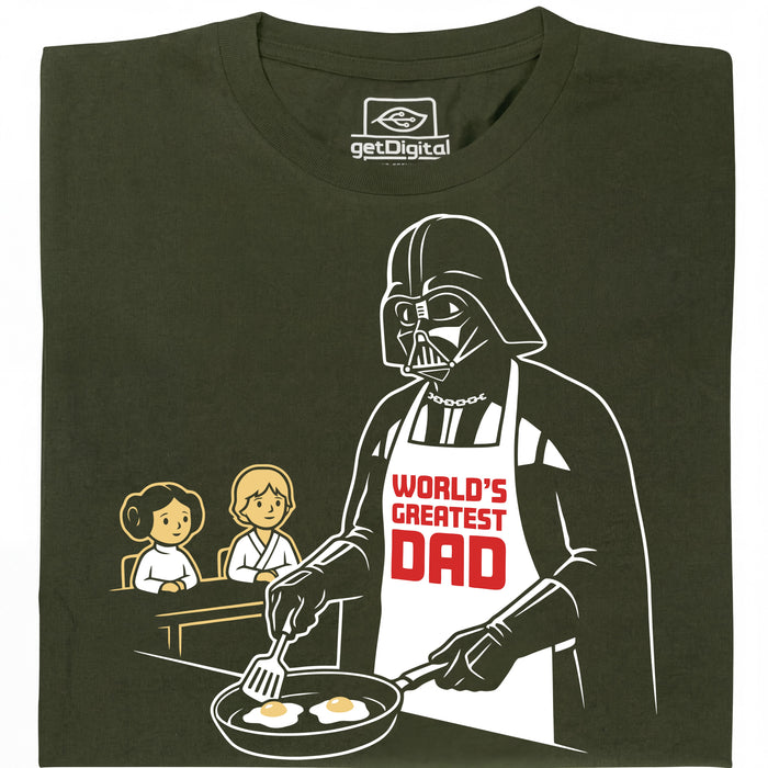 World's Greatest Dad - Main view T-shirt Dark Green