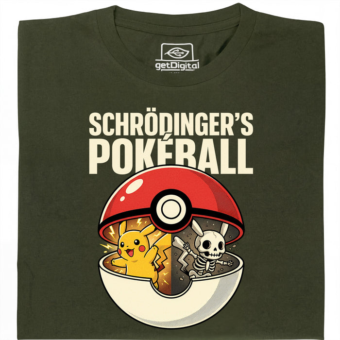 Schrödinger's Ball - Main view T-Shirt Dark Green