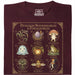 Dungeon Nourishables - Vista principale T-shirt Rosso Scuro