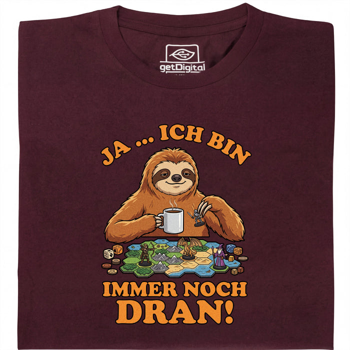 Ja … ik ben nog steeds aan de beurt! - Hoofdweergave T-Shirt Donkerrood