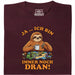 Ja … ik ben nog steeds aan de beurt! - Hoofdweergave T-Shirt Donkerrood
