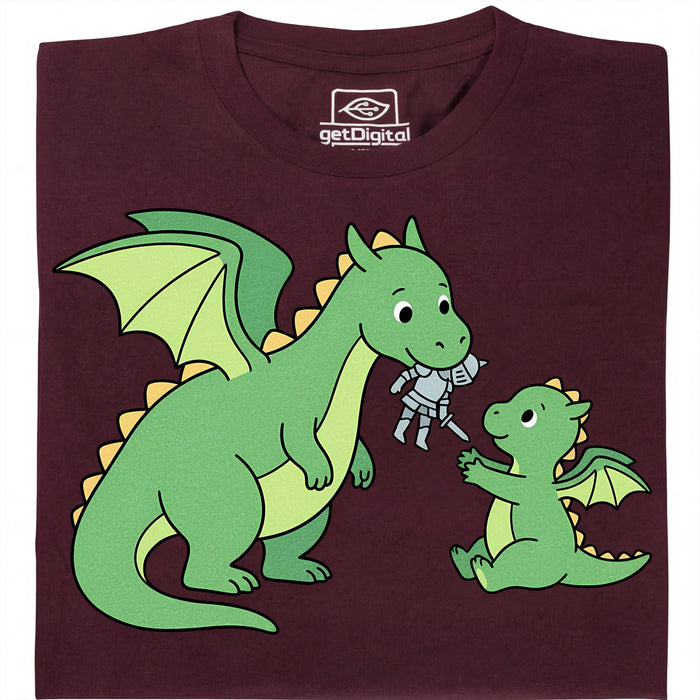 Dragon Parenting - Main view T-Shirt Dark Red