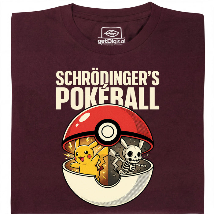 Schrödinger's Ball - Main view T-Shirt Dark Red