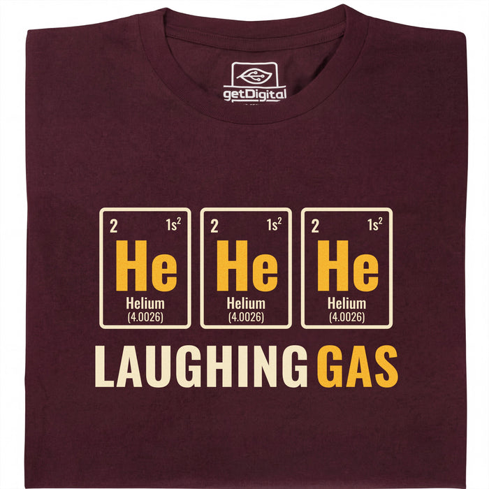 Laughing Gas - Front view T-Shirt Dark Red
